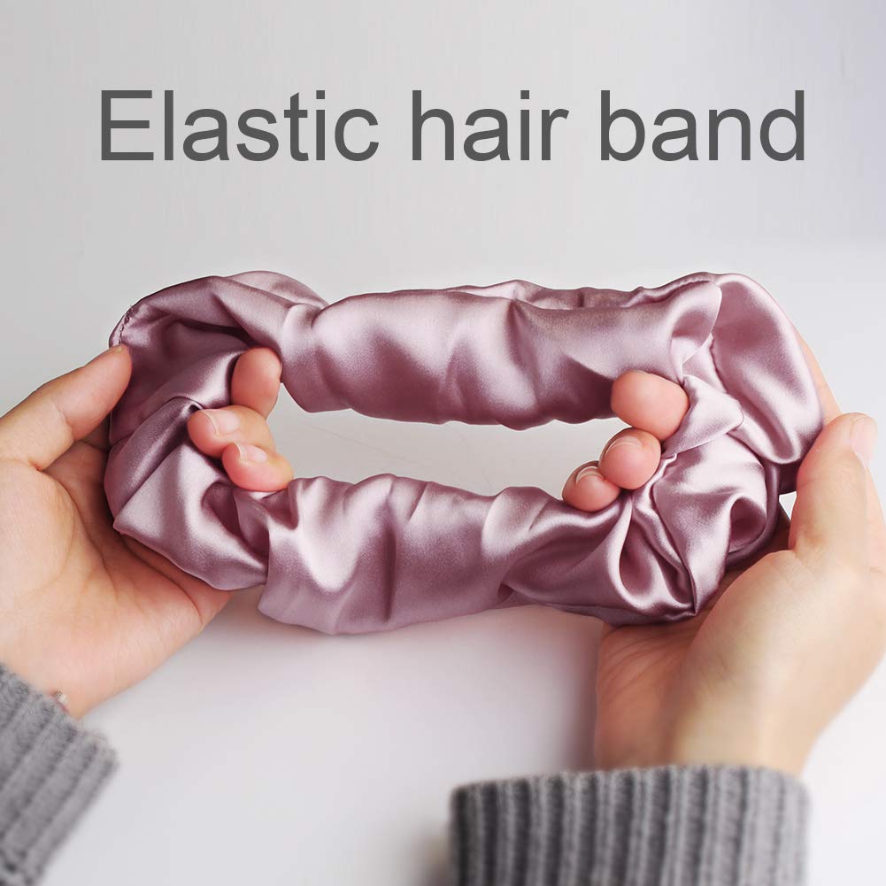 Women Silk Hair Scrunchies Custom Logo Silk Scrunchies Hair Acacessory