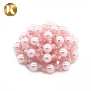 Buy cheap Custom Shoe Buckle Clips Combination Of Pearls And Crystal Beads product