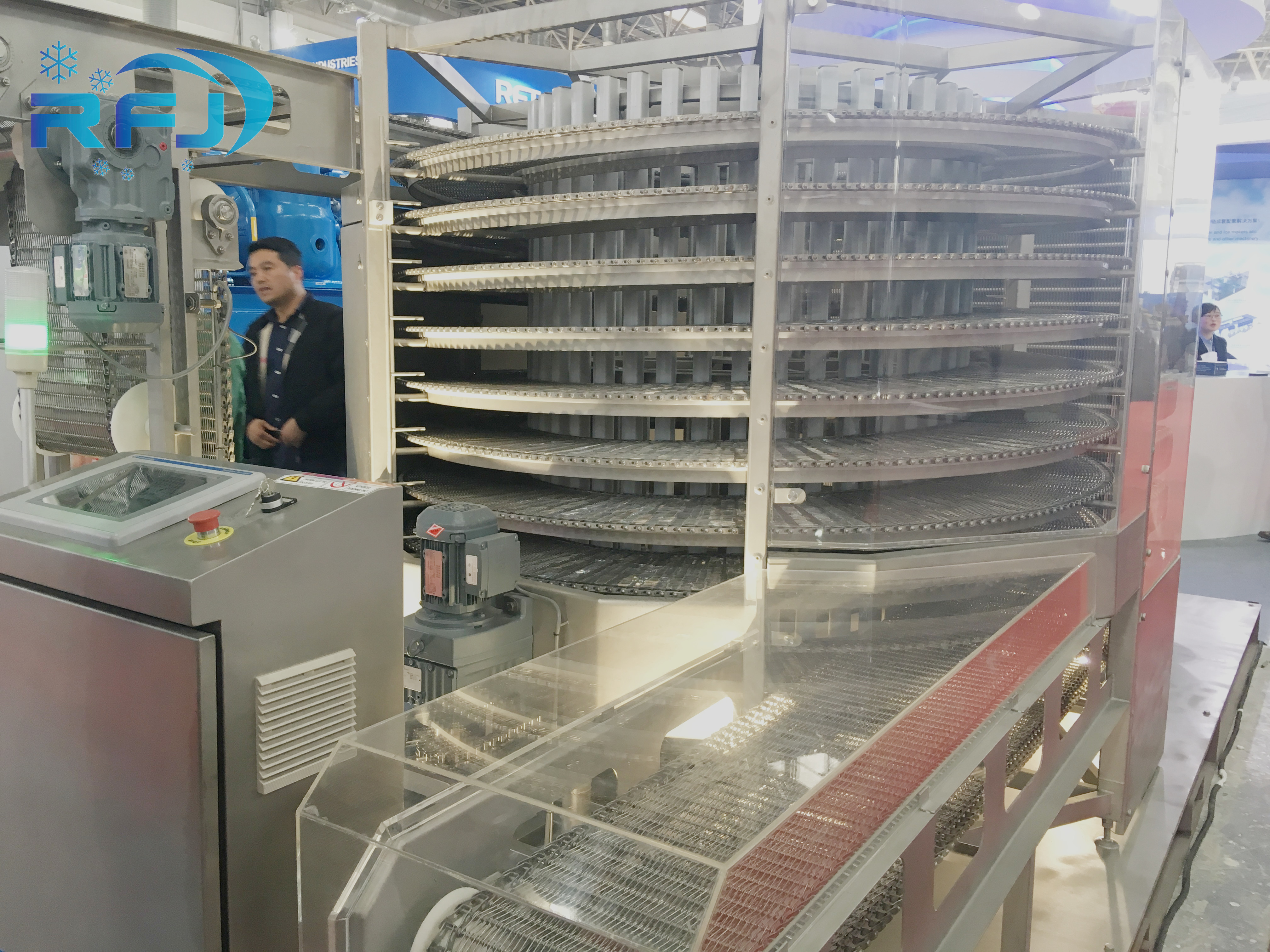 Fresh Tuna Small Tunnel Plate Blast Walk In Freezer Industrial Seafood Iqf Cold Contact Panel