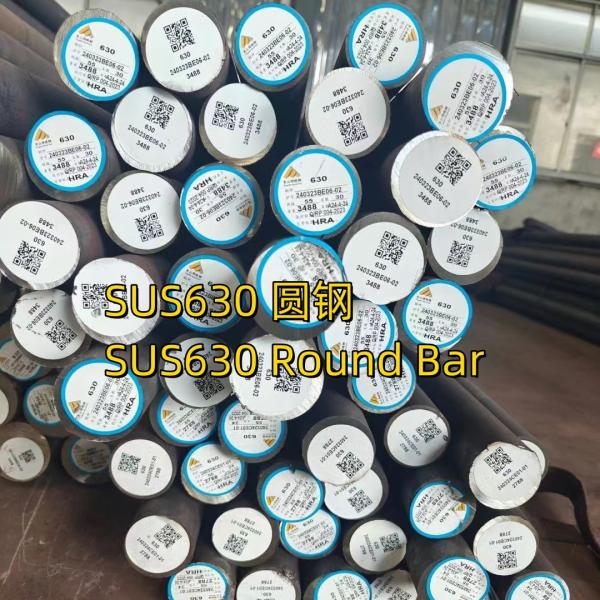 HRC40 Hardened SUS630 Stainless Steel Rod 17-4PH/AISI 630 Solid Bar OD60mm Black