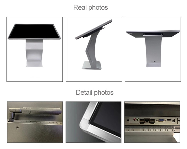 Network Wifi 340cd/m2 RJ45 Floor Stand Digital Signage 55in