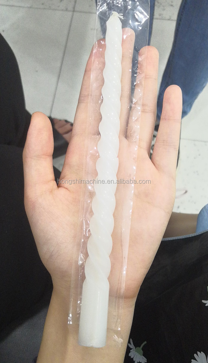 Industrial light birthday candle production machine manual spiral wax candle making moulding machine price