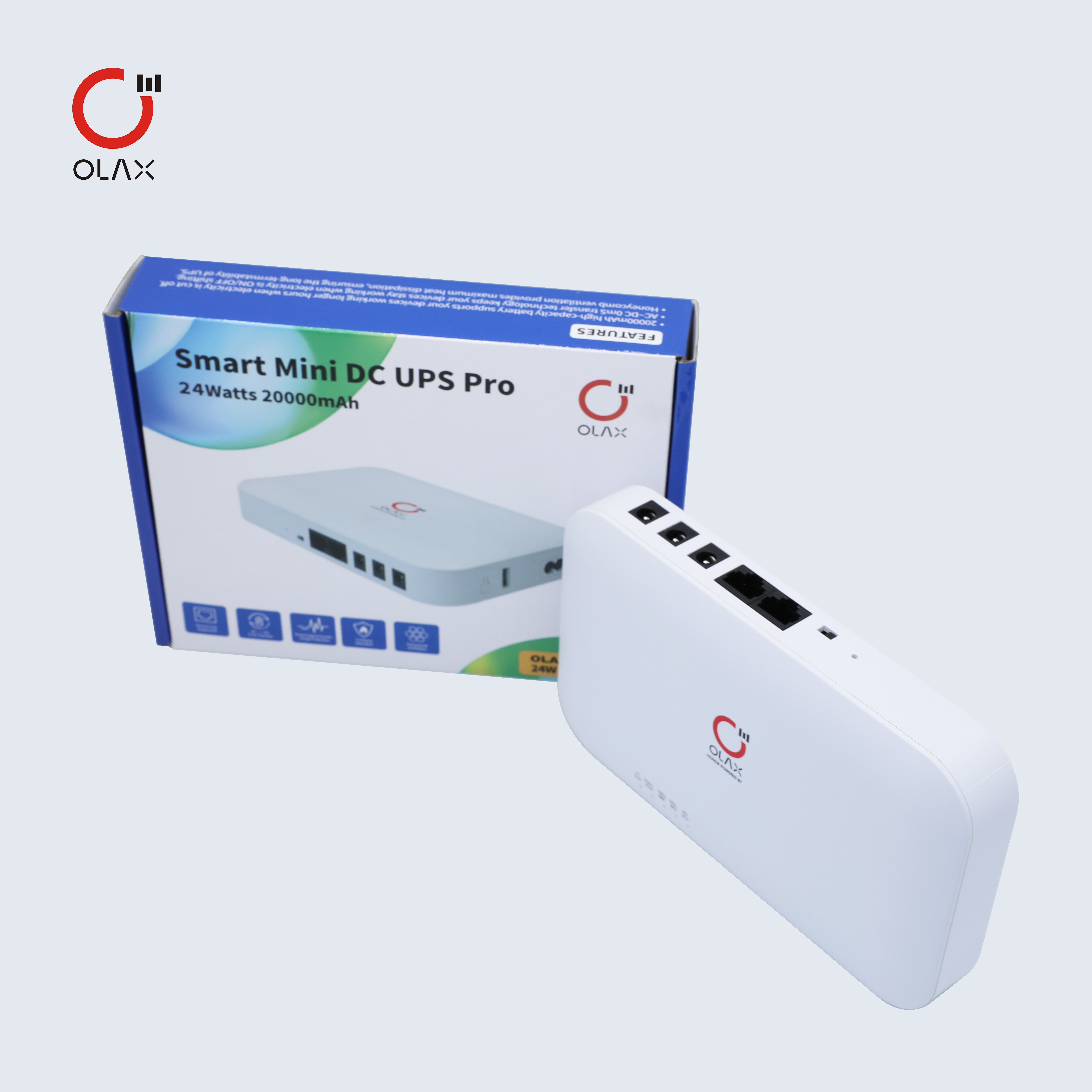 Mini DC UPS with Li-ion Battery 20000mah DC Power Supply WIFI Router And Modem UPS 5V 9V 12V with POE 15V 24V for Networking
