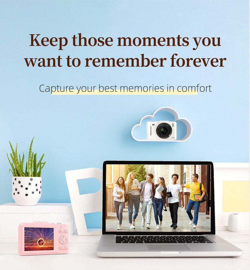 48MP 4K Ultra HD Digital Kamera Video Digital 2.8" Display Autofocus 16X Zoom