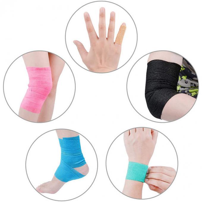 Medical Non Woven Easily Torn Self Adhesive Cohesive Bandage Elastic 2