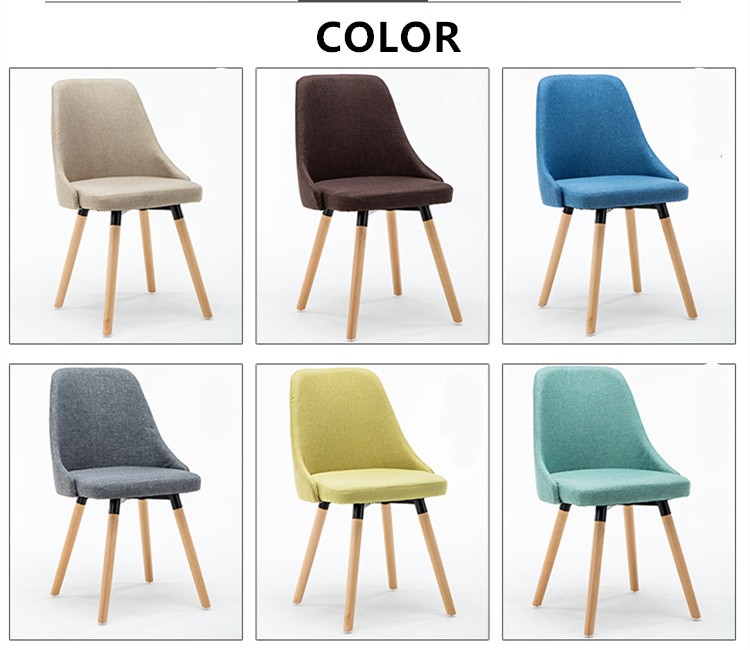 Fabric Beetle Hotel DIY Legs 4 Pcs / Stack Wood Restaurant Chairs