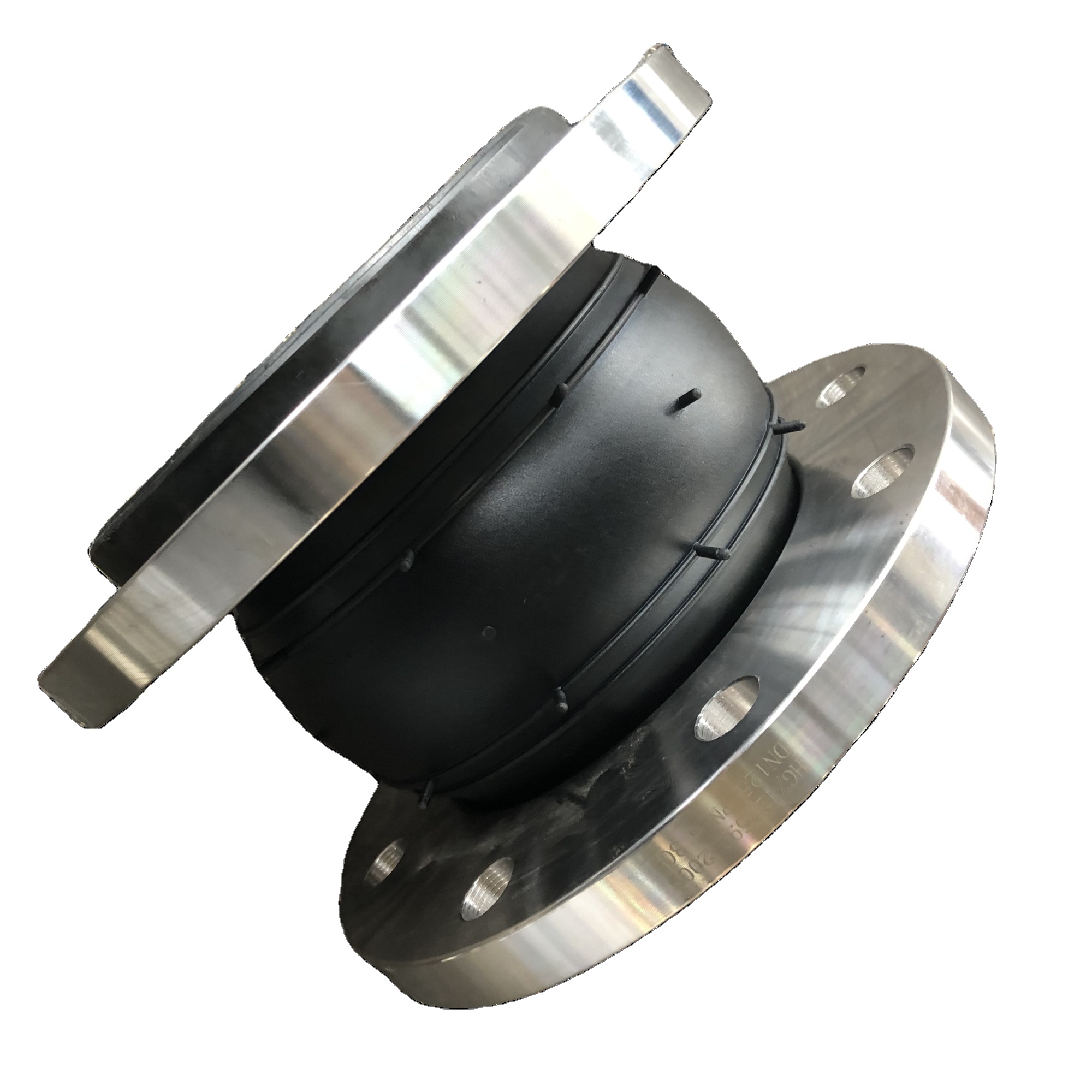 DIN Flanged Rubber Check Valve Duckbill Equal Head Wear Resistant Non Return
