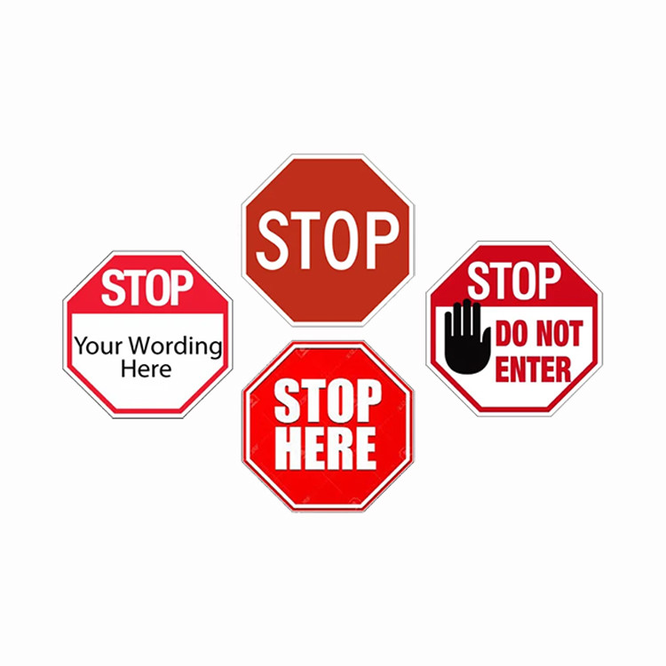 UV Protected and Waterproof Road Danger Safety Warning Reflective Signs