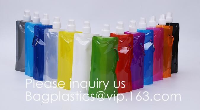 Collapsible Water Bottle Reusable Drinking Water Bottle With Clip For Biking, Hiking Travel, Gym, Sports, Teams, Hiking