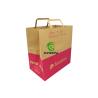 Buy cheap Restaurant Flat Paper Handle Shopping Bags Food Grade For Taking Away Burger from wholesalers
