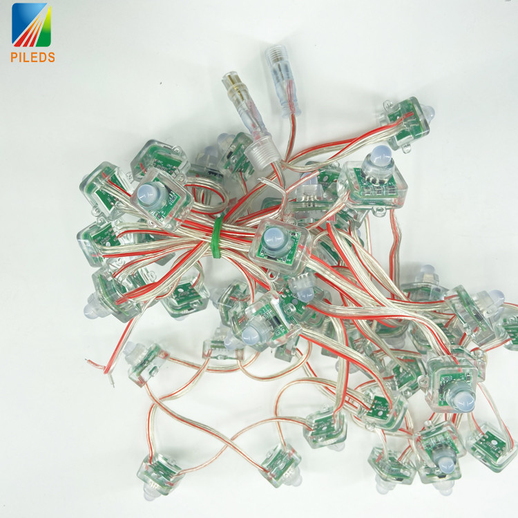 DC12V WS2811 UCS1903 12mm led exposed light string perforated lamp waterproof 12v 5v signboard advertising Christmas light