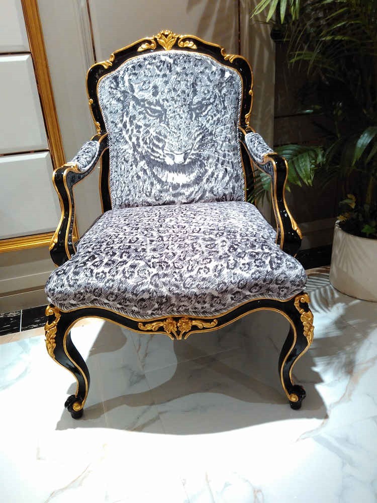 Wooden Recliner Chair Indoor Furniture Modern Fabric Reclining Chair Recliner Chair FX-103