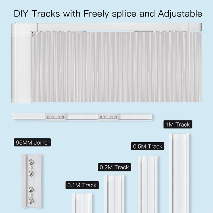 Household Life Mobile APP Control Smart Curtain Motor Voice Control Tuya ZigBee Curtain Motor