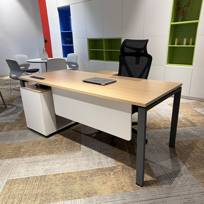 Modern Executive Office Furniture Sets Executive L Shaped Desk With Drawers