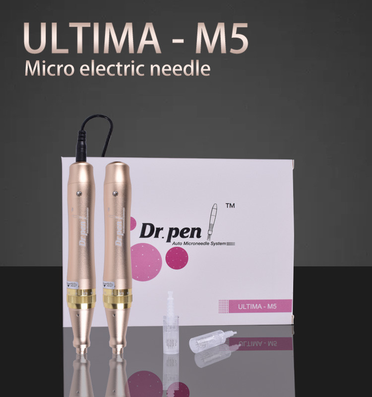 Hygienic Permanent Makeup Tattoo Machine , Dr Pen M5 12 Pin Derma Needles
