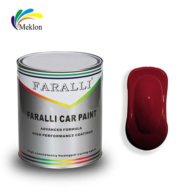 OEM Iron Oxide Car Paint Top Coat 2K Red Acrylic Spray Fade Resistant