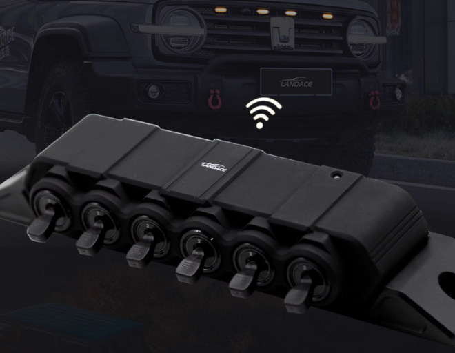 Universal Car Aluminum Alloy 6 Gang On-Off Control Switch Panel for Wide Application