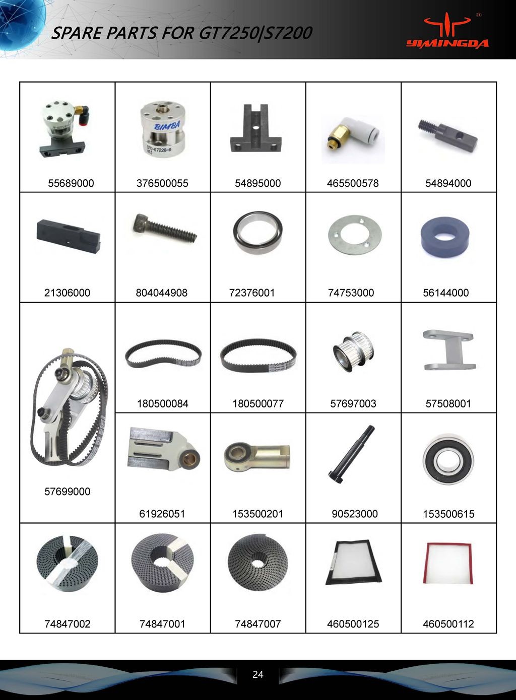 Part No 1012047000 Pulley, Grooved, Idler, Serpentine Assembled By 153500219 And 776500078