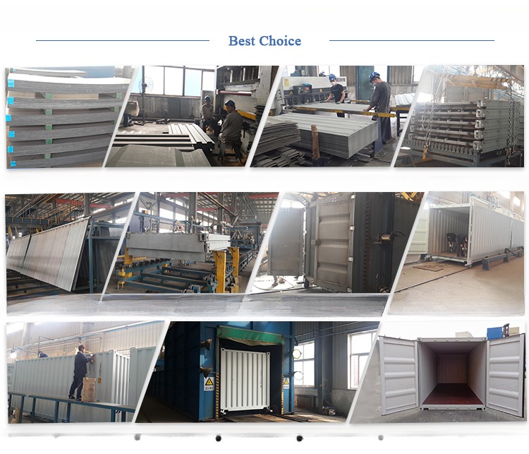 Professional Supply Standard 20ft 40ft HC ISO Shipping Container Spare Parts and Accessories with Hard Wood Floor Material