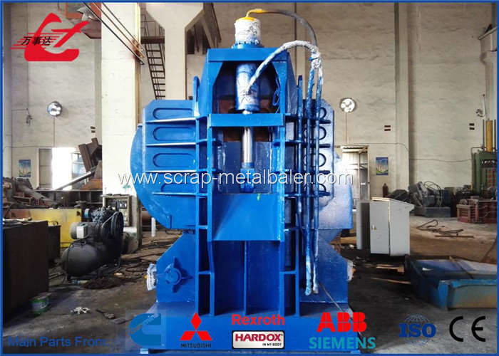 Automatic Hydraulic Waste Metal Scrap Baler Logger For Light Metal Scrap