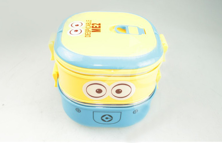 color lunch box & 2-4 layer lunch box& keep warm food carrier& lunch box for kid's & plastic +stainless steel lunch box