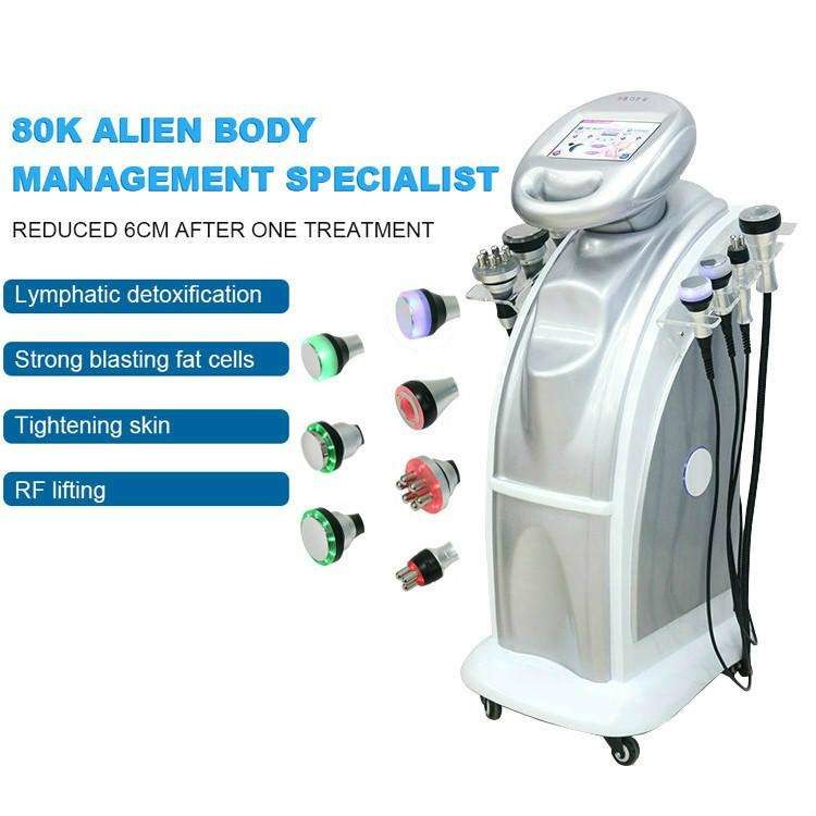 Weight Loss Vacuum Cavitation Machine RF 80K Cellulite Removal Beauty Device