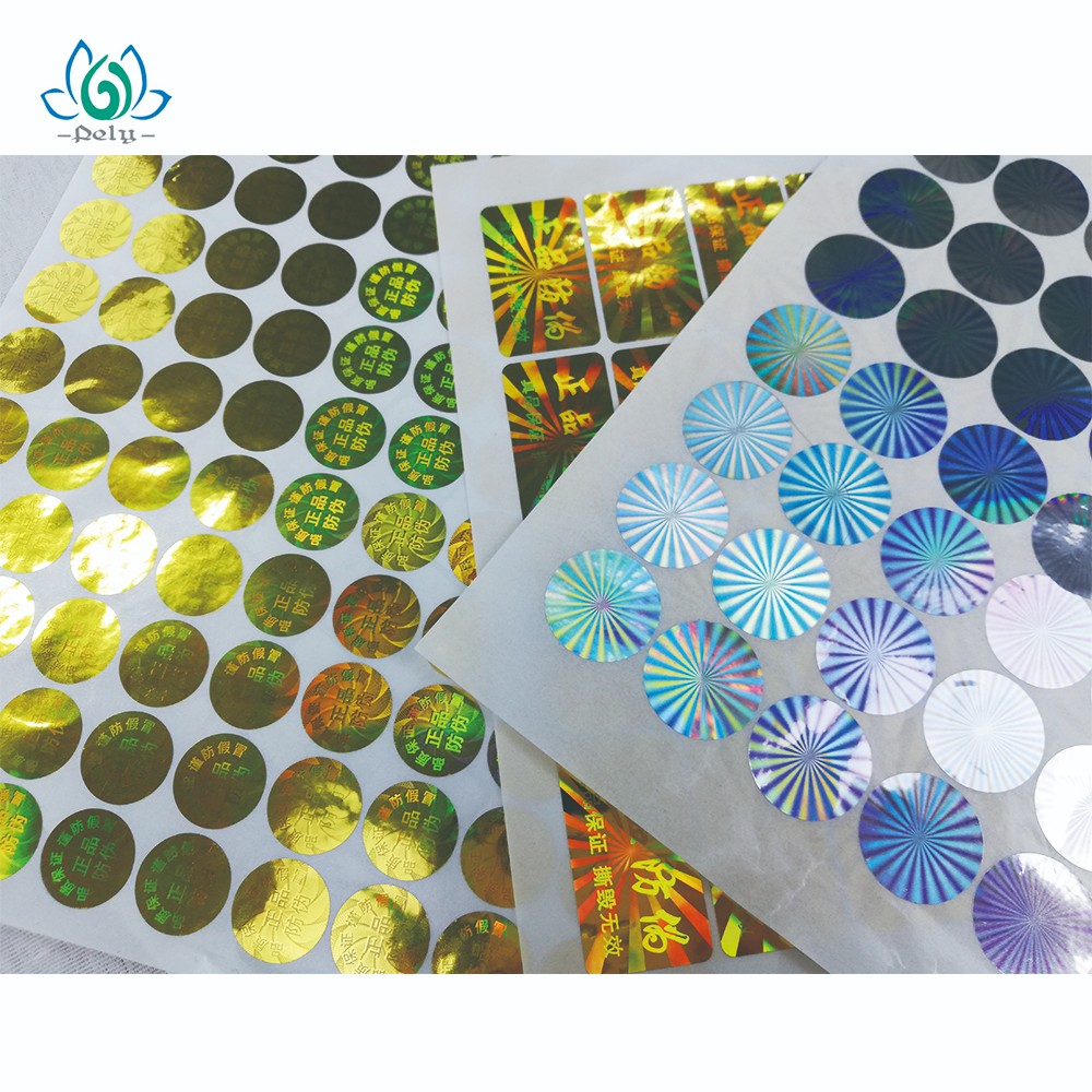 Colorful Tamper Evident Security Labels For Protection