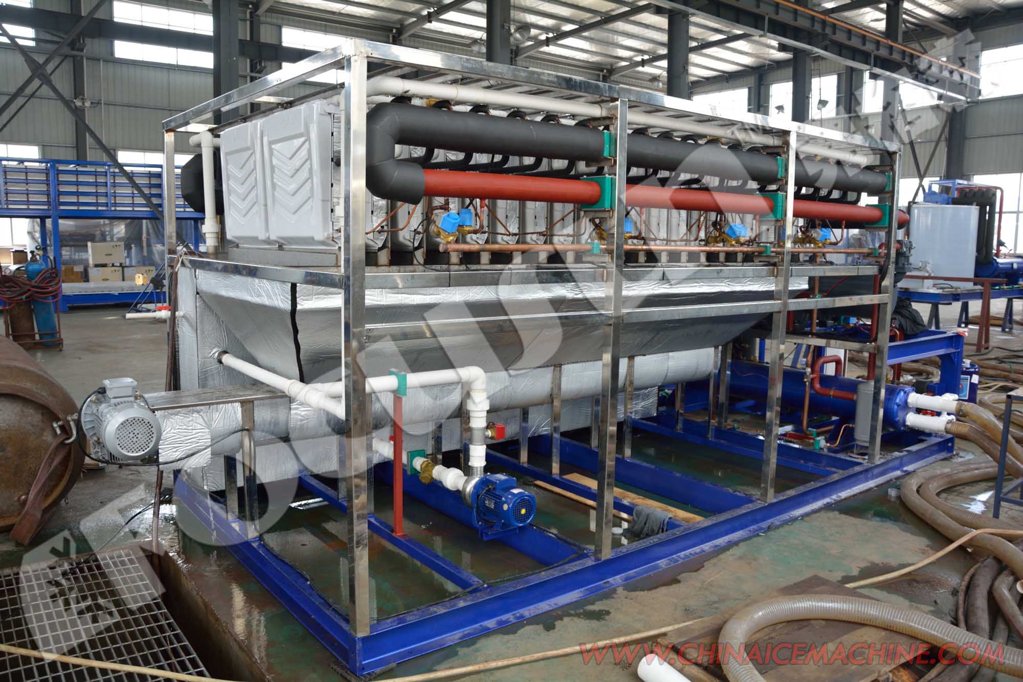 10T Cube Ice Machine with Bitzer Compressor Industrial & Commercial Big Capacity ice cube machine