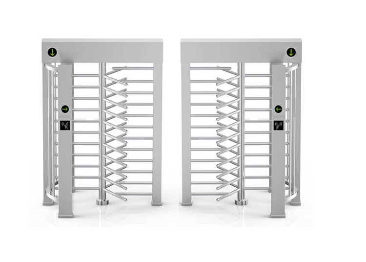 Pedestrian Overhear AC220V SS304 Double Way Barrier Gate 0.2S