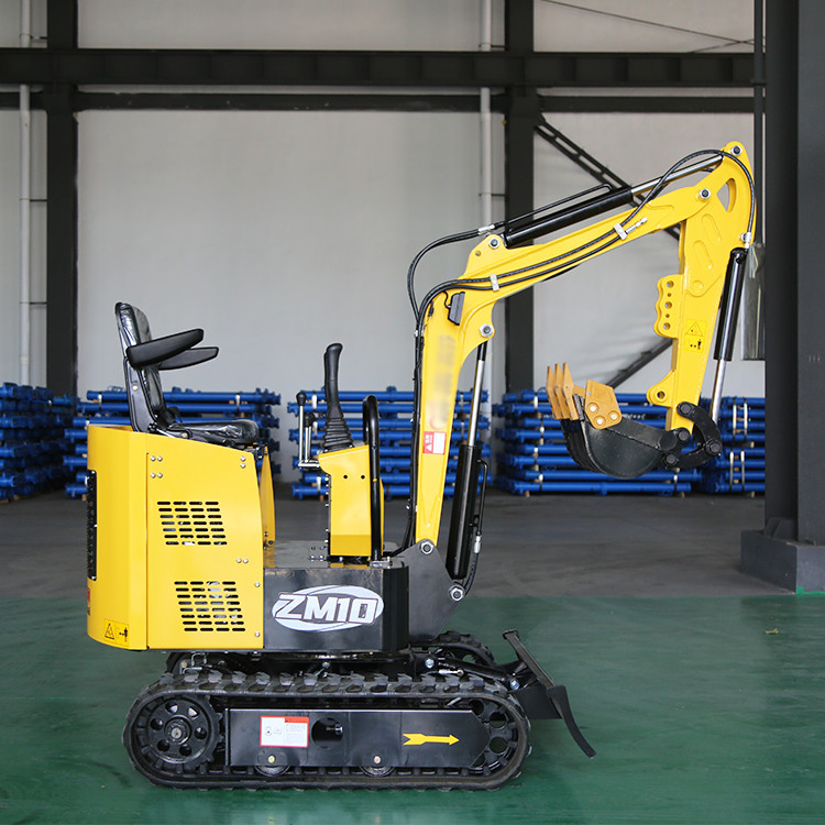 Farmland 1t Small Digger Maximum Excavation Height 2620mm Agricultural Track Mini Excavator