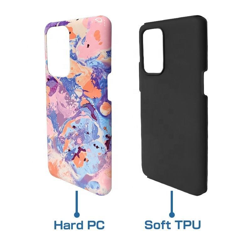 White 3D Sublimation Phone Cases Blanks Tough Dual Layer Mobile Case for One Plus 9 10 11 12 Pro