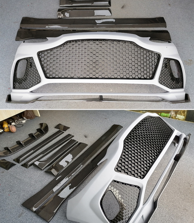New Product for Aston Martin DBX Body Kit DBX Carbon Fiber Front Bumper Side Skirt Diffuser Spoiler