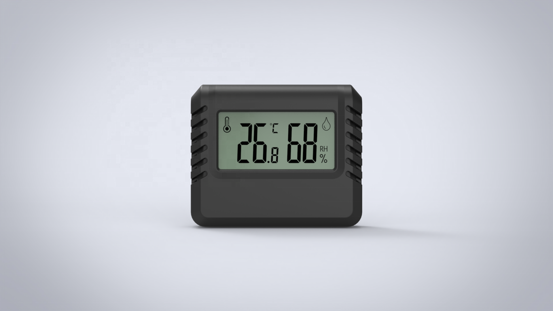 47*30.5*23CM FCL Size Mini Electronic Room Thermometer With Humidity Temperature For Greenhouse