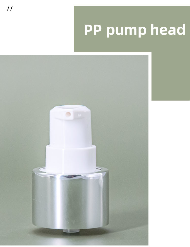 100ml Square PP Airless Pump Bottles For Hair Products Cosmetics
