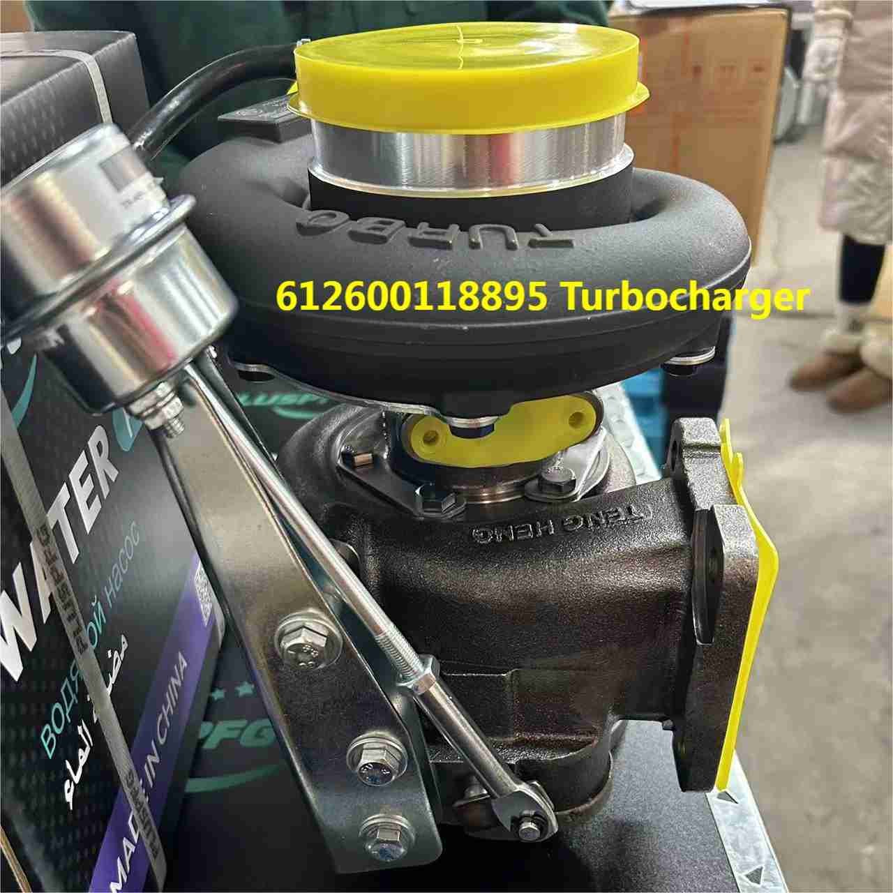 Hx35 Turbo 612600118895 HOWO Truck Parts Weichai Engine Parts WD615 Turbine Supercharger