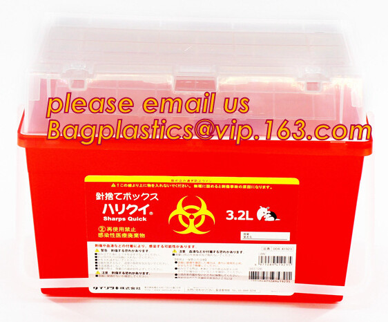Healthcare Plastic bin, Infectious Waste Liner, Soiled Linen bin, Biohazard Infectious Waste box, Hazardous-Infectious W