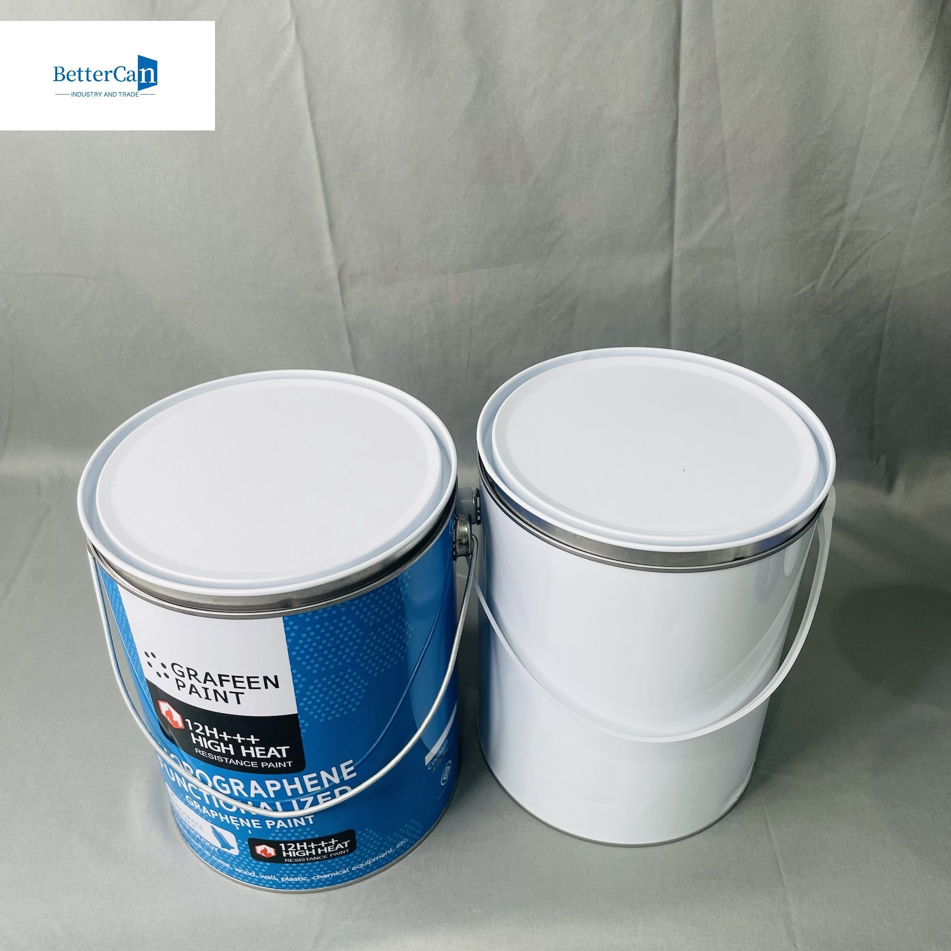 4 Liter Industrial Solvent Storage 1 Gallon Tinplate Can For Chemical Adhesives CMYK Printing