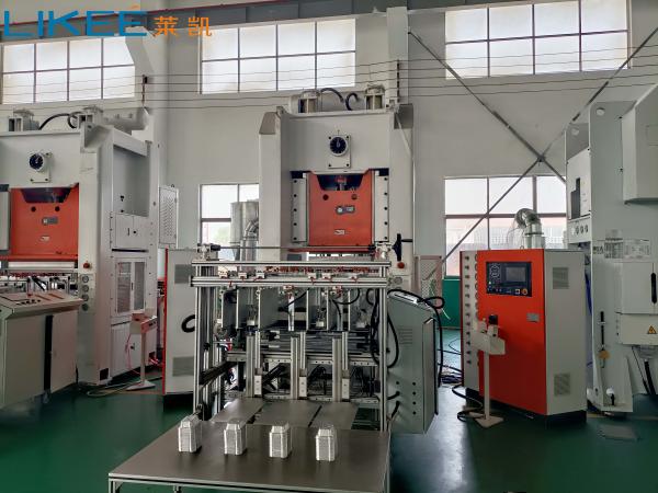 Convenient Mould Change 12000 pcs /hour Aluminium Foil Food Container Making