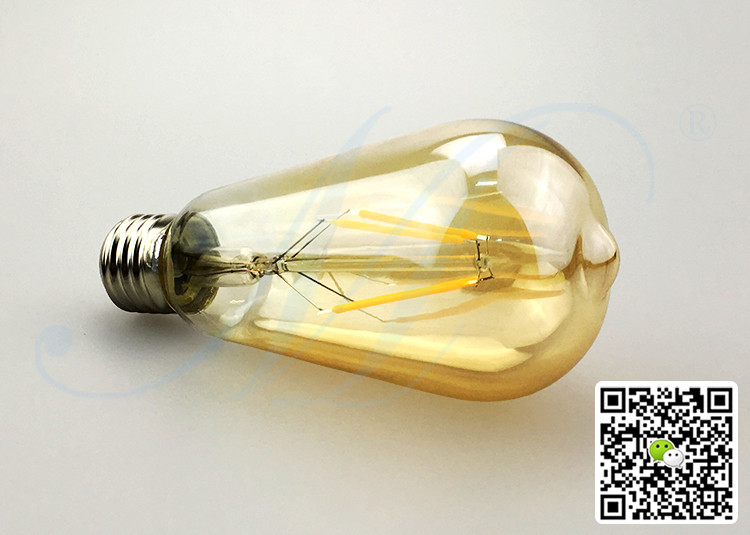 CE RoHS FCC SAA Approved High Quality ST64 Edison LED Bulb E26 E27 B22 4W AC220-240V Shop Light Warm White Cold White