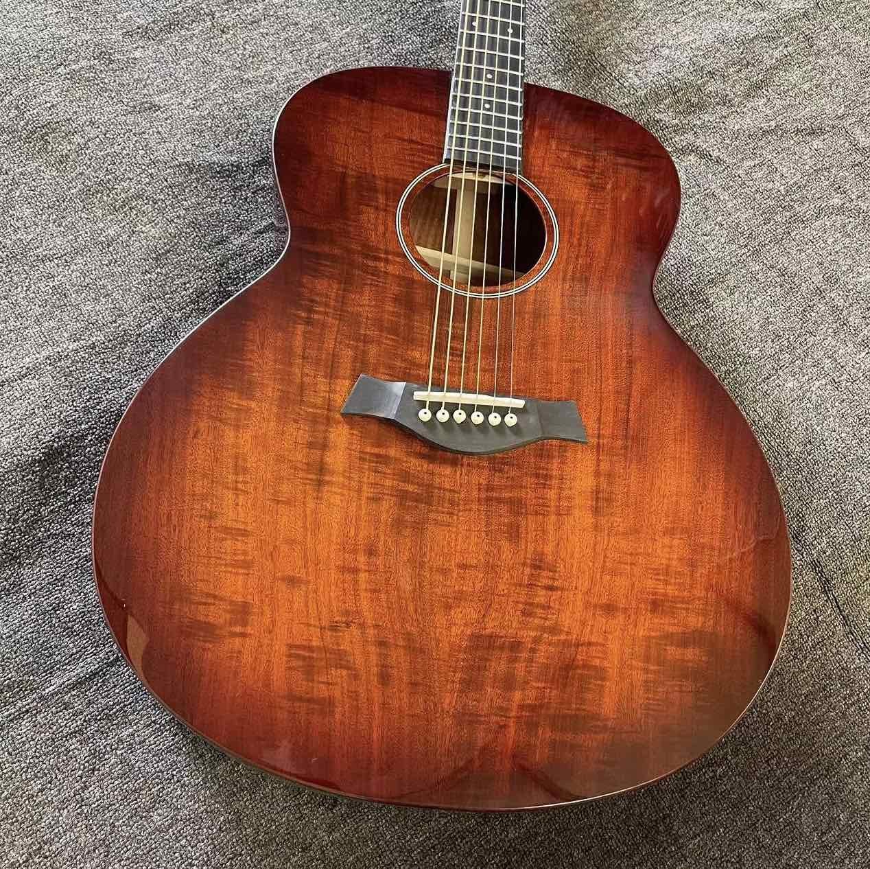 Custom 43 Inch KOA Wood Jumbo Acoustic Guitar with BB Band Electronic