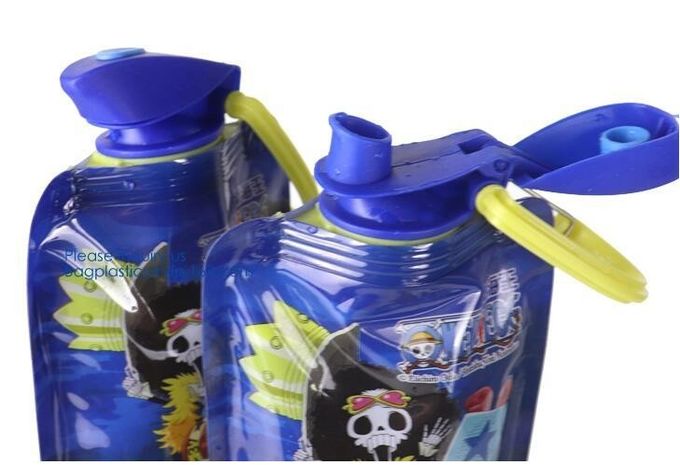 Custom Reusable Juice Food Packaging Plastic Bag Alcohol Drink Wine Spout Pouch Bag,liquid spout pouch/wine drink juice