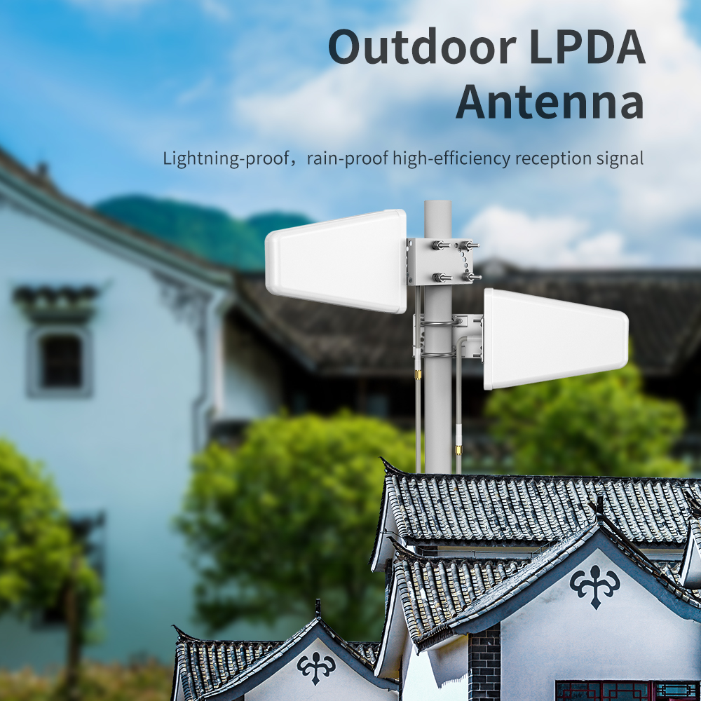 450*215*65mm White/Black Optional Yetnorson LPDA Antenna for Wireless Network Booster