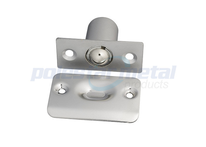 1'' Interior Matte Black Door Hardware Adjustable Drive In Ball Catch For Hotel