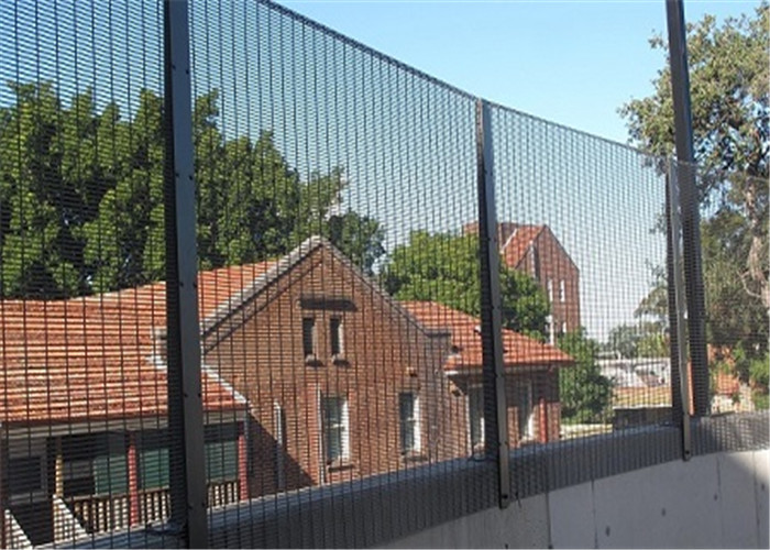 Powder Coated Galvanised Anti Climb Fencing 2.4m 358 Security Mesh