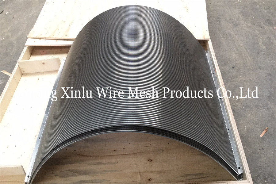 2000mm Width Sieve Bend Screen Curved Sieving Wire Mesh 0.25mm - 1mm Slot