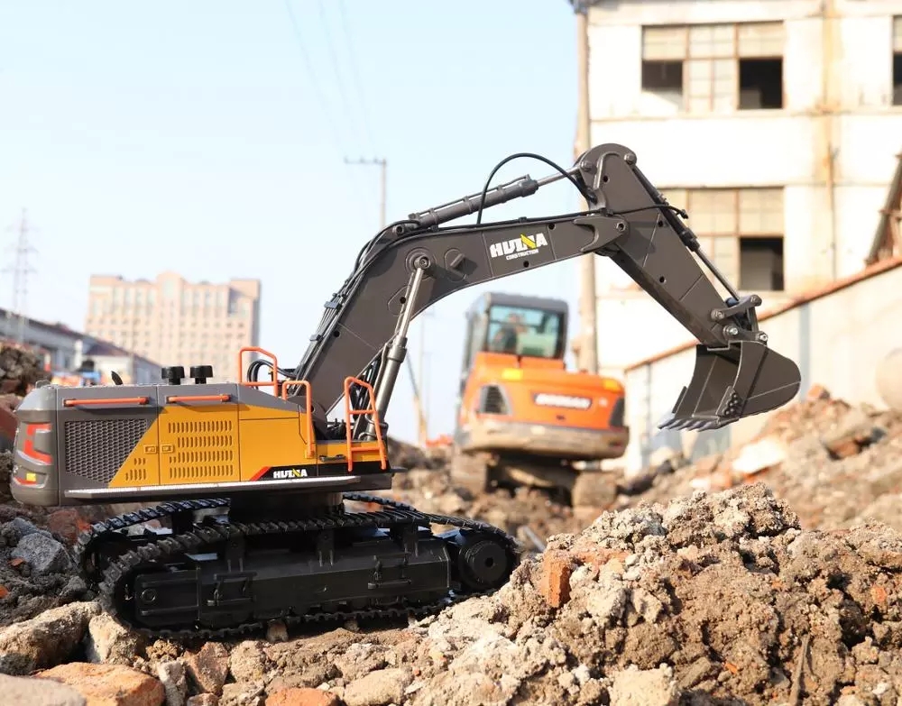 2.4ghz Radio Controlled Excavator Electric Remote Control Toy Car 22CH