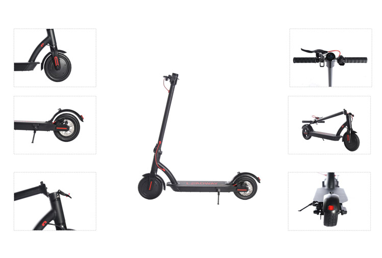 36V Folding Powerful Electric Scooter With 6.6A Battery Disc Brake