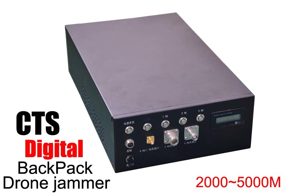 Backpack Direction Digital Drone Radio Jammer GPS GLONASS UAV Defense System