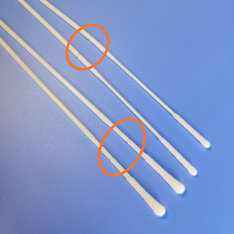 EO Gas Sterilized Nasal Throat Medical Cotton Swab