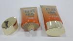 50g Oval Cosmetic Tube Aluminum / EVOH Barrier Packaging Gold Electroplated Oval